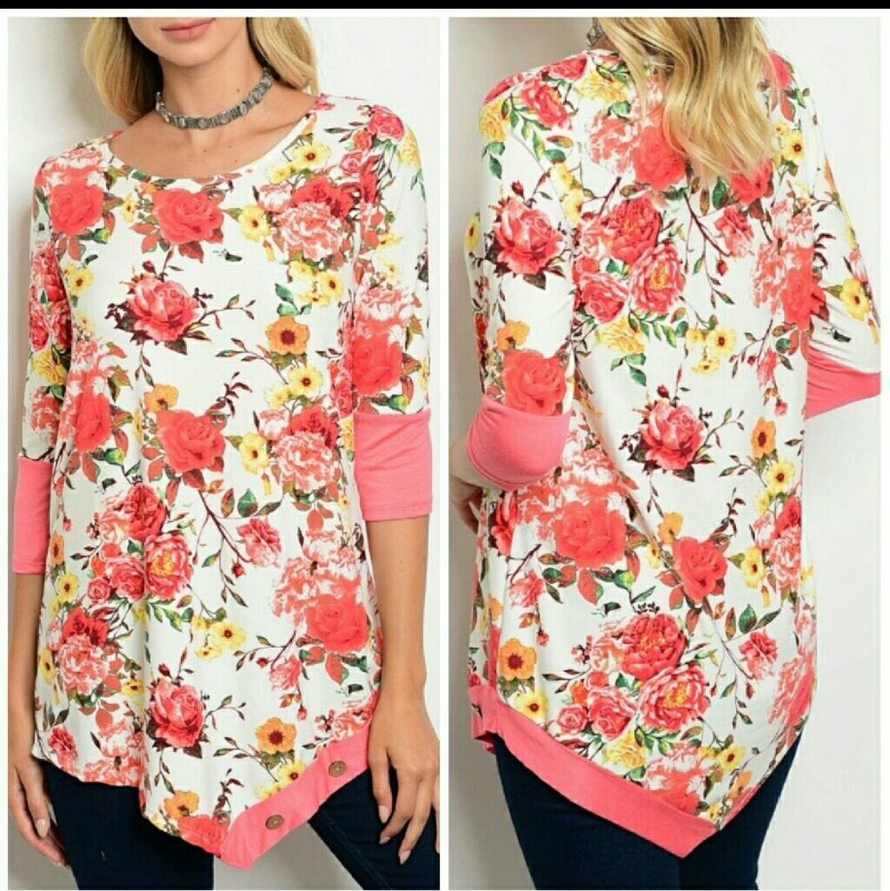 💠Only 1 left💠Beautiful  floral tunic 😍
